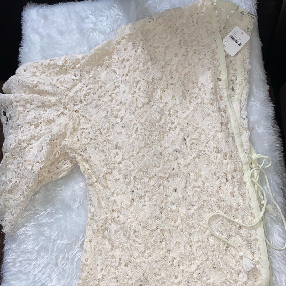 Free People Intimately Move Over Lace Robe